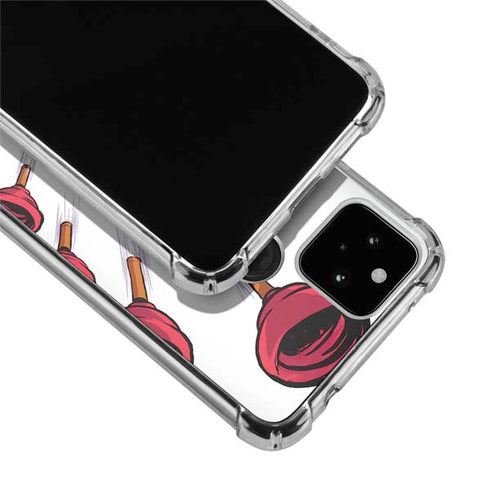 Marvel Deadpool Babypool Shooting Google Pixel 4a 5G Clear Case